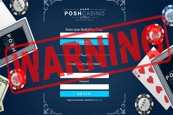 signs of online casino scam